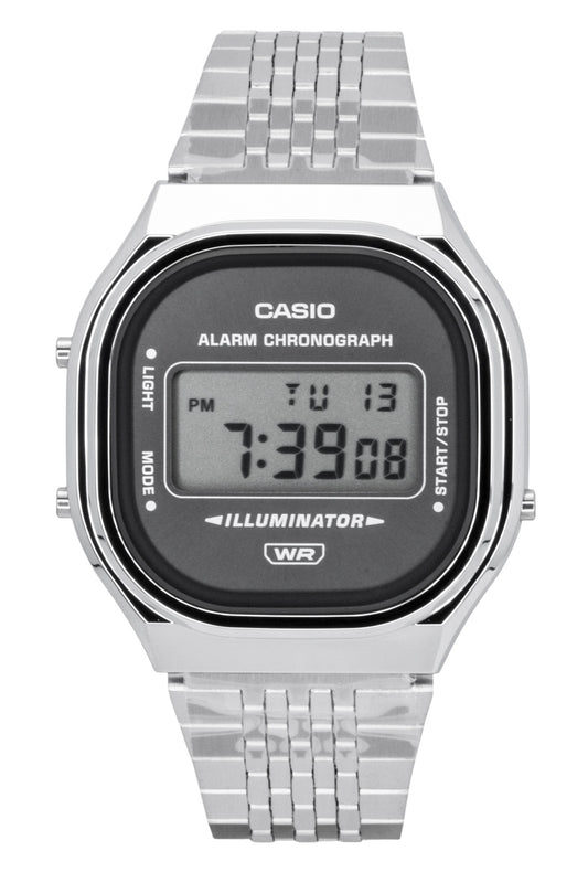 Casio Digital Stainless Steel Quartz A140WE-8A Unisex Watch