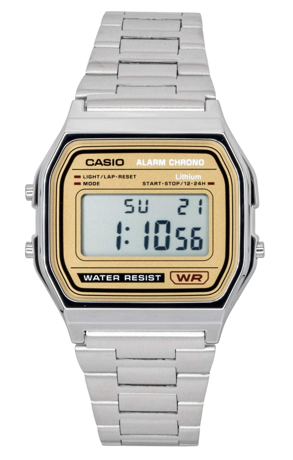 Casio Vintage Digital Stainless Steel Quartz A158WEA-9 Unisex Watch