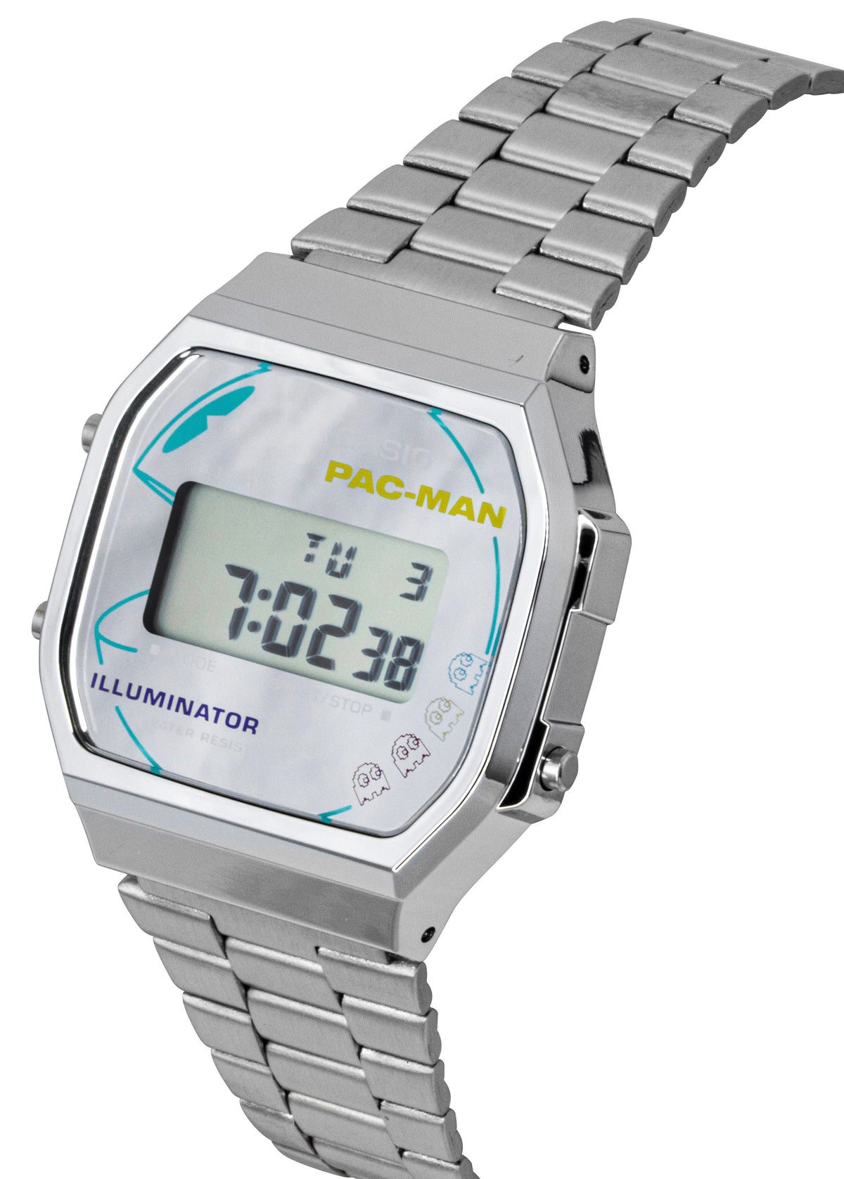 Casio Vintage Digital PAC-MAN Collaboration Quartz A168WEPC-7A Unisex Watch