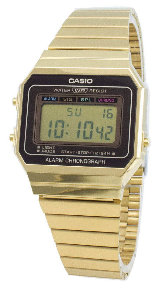 Refurbished Casio Youth Vintage A700WG-9A Alarm Chronograph Quartz Men's Watch