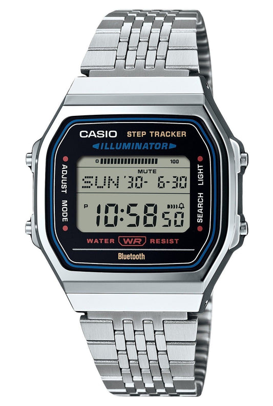 Casio Vintage Digital Smartphone Link Stainless Steel Quartz ABL-100WE-1A Unisex Watch