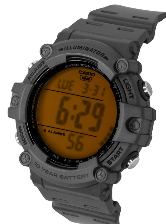 Casio Multifunctional Digital Resin Strap Quartz AE-1500WHC-8AV 100M Men's Watch