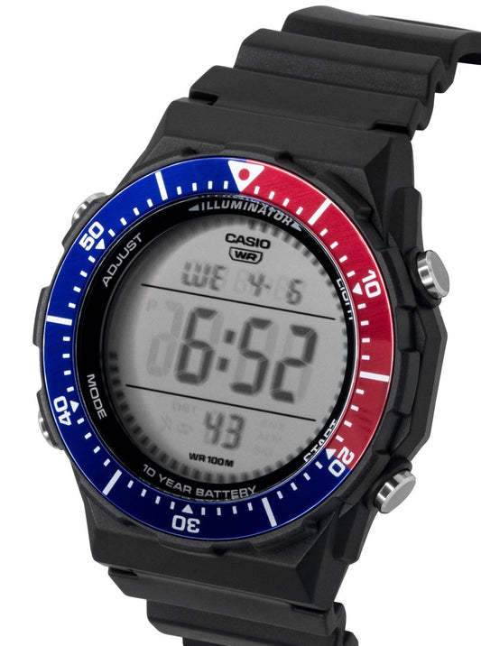 Casio Multifunctional Digital Resin Strap Pepsi Bezel Quartz AE-1700H-1A2V 100M Men's Watch