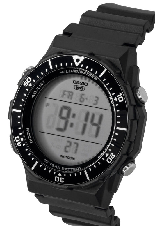 Casio Multifunctional Digital Resin Strap Quartz AE-1700H-1AV 100M Men's Watch