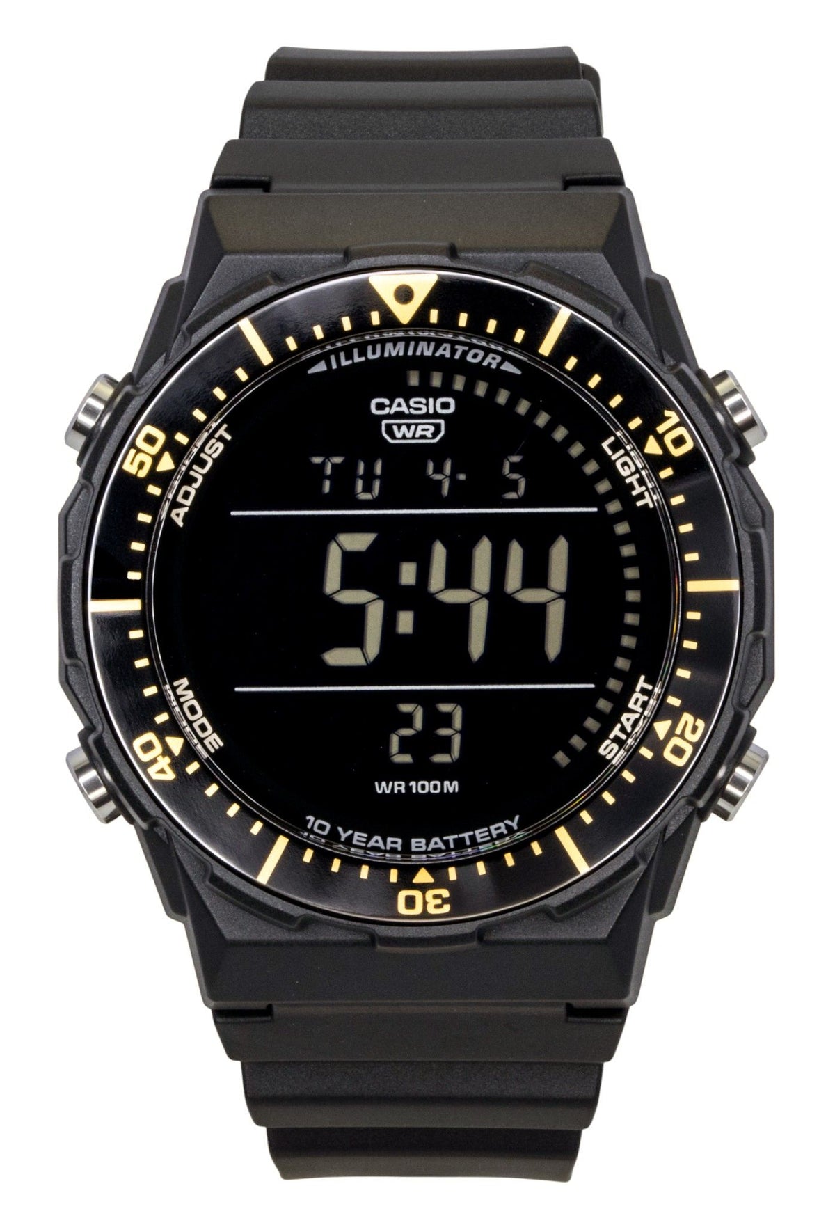Casio Multifunctional Digital Resin Strap Quartz AE-1700H-1BV 100M Men's Watch