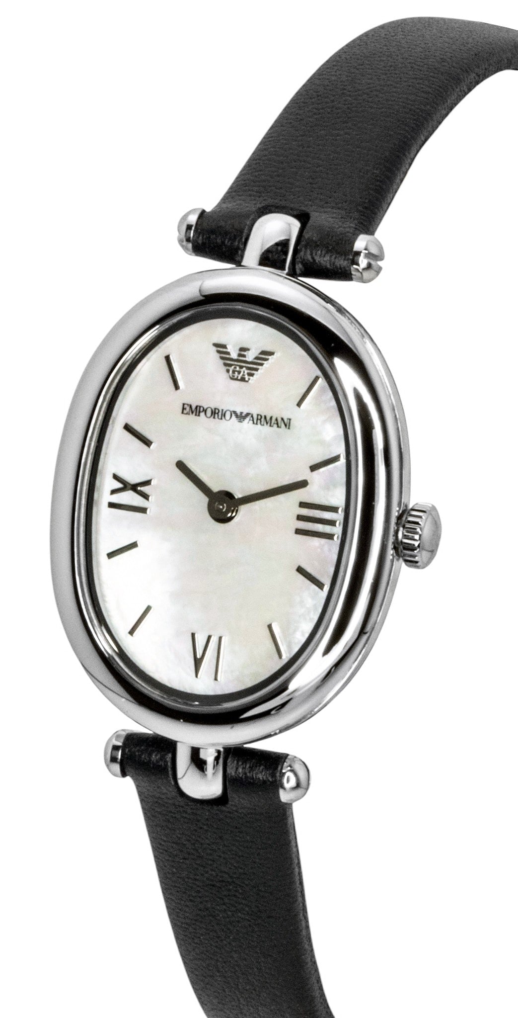 Emporio Armani Sinfonia Leather Strap Mother Of Pearl Dial Quartz AR11778 Women's Watch