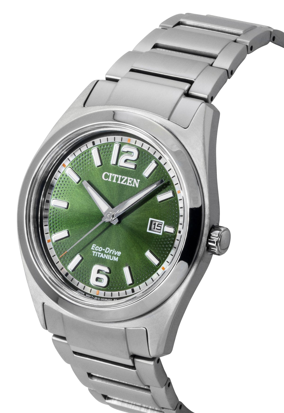 Citizen Eco-Drive Super Titanium Green Dial AW1641-81X Men's Watch