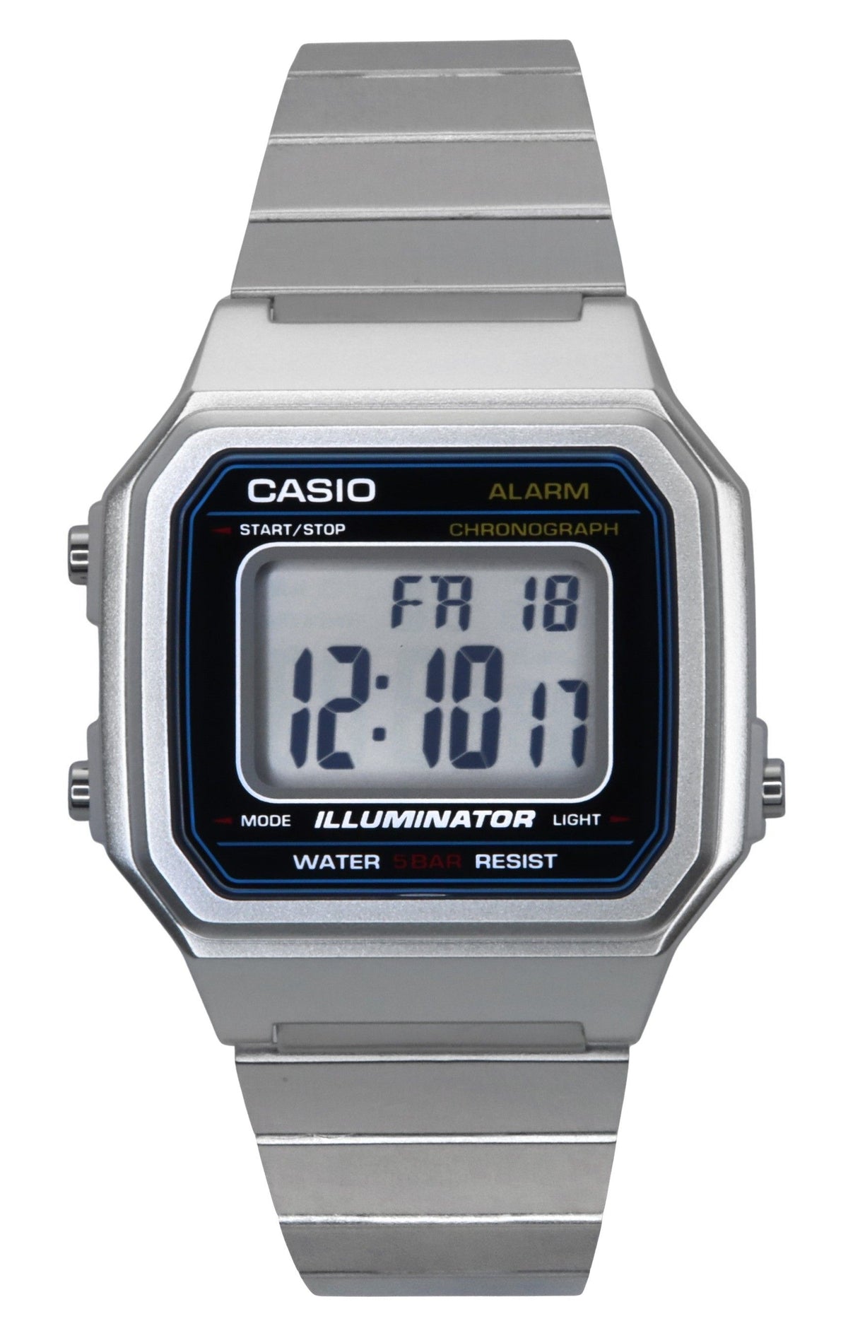 Casio Classic Vintage Illuminator Chronograph Alarm Digital B650WD-1A Unisex Watch