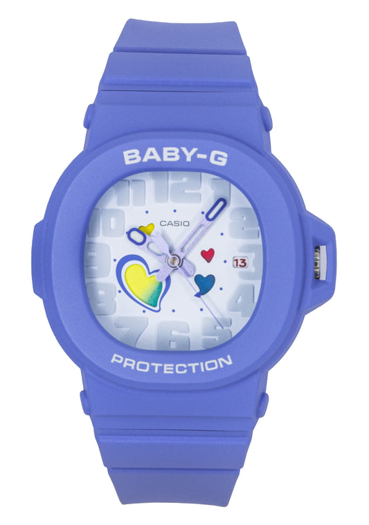 Casio Baby-G Analog Playful Hearts Series White Dial Quartz BGA-10-6A 100M Women's Watch