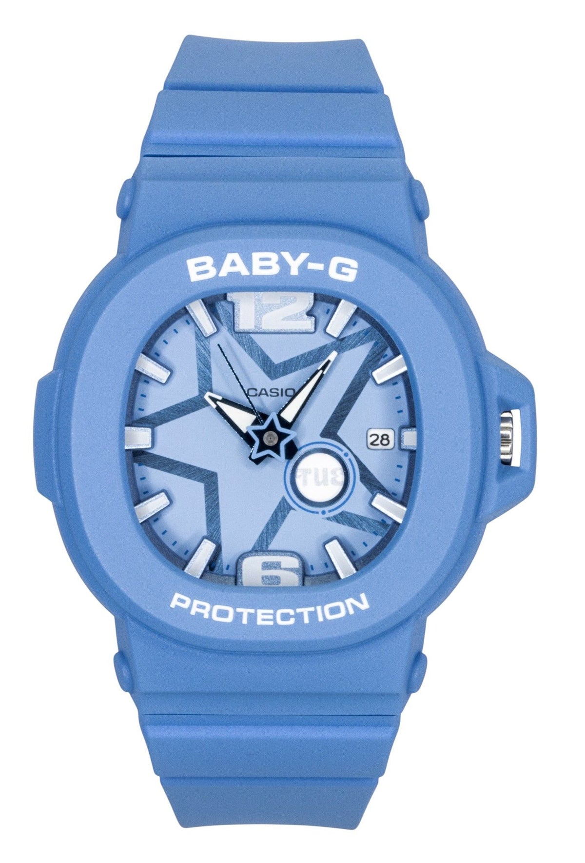 Casio Baby-G Analog Resin Blue Dial Quartz BGA-10D-2A2 100M Women's Watch