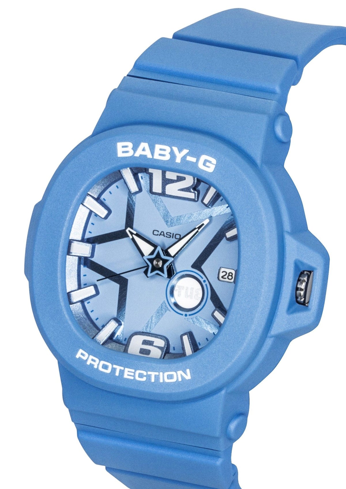 Casio Baby-G Analog Resin Blue Dial Quartz BGA-10D-2A2 100M Women's Watch