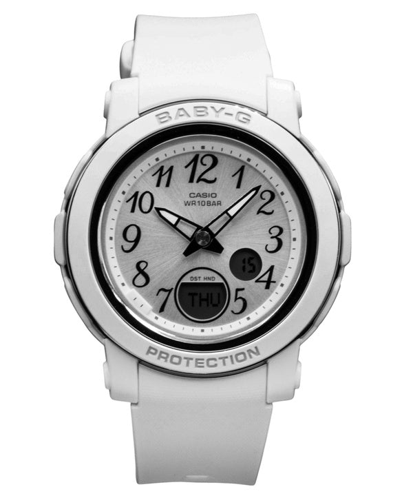 Casio Baby-G Analog Digital Resin Strap White Dial Quartz BGA-290SA-7A 100M Women's Watch