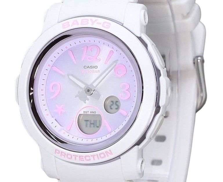 Casio Baby-G Analog Digital Undersea World Resin Strap Purple Dial Quartz BGA-290US-6A 100M Women's Watch