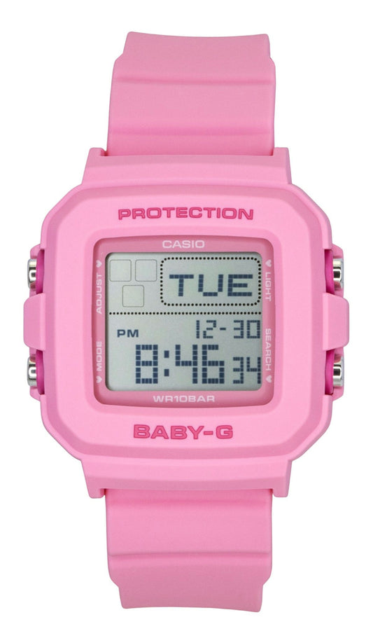 Casio Baby-G Digital Pink Resin Strap Quartz BGD-10KH-4 100M Women's Watch