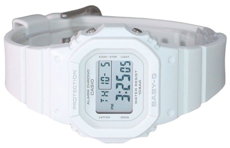 Casio Baby-G Digital White Resin Strap Quartz BGD-565U-7 100M Women's Watch