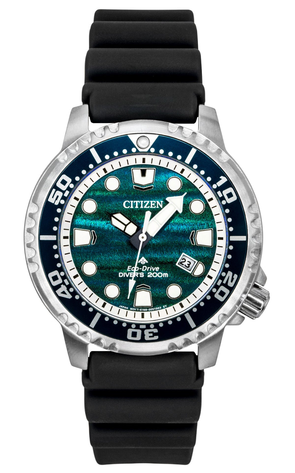 Citizen Promaster Limited Edition Polyurethane Strap Blue Dial Eco-Drive Diver's BN0167-09W 200M Men's Watch