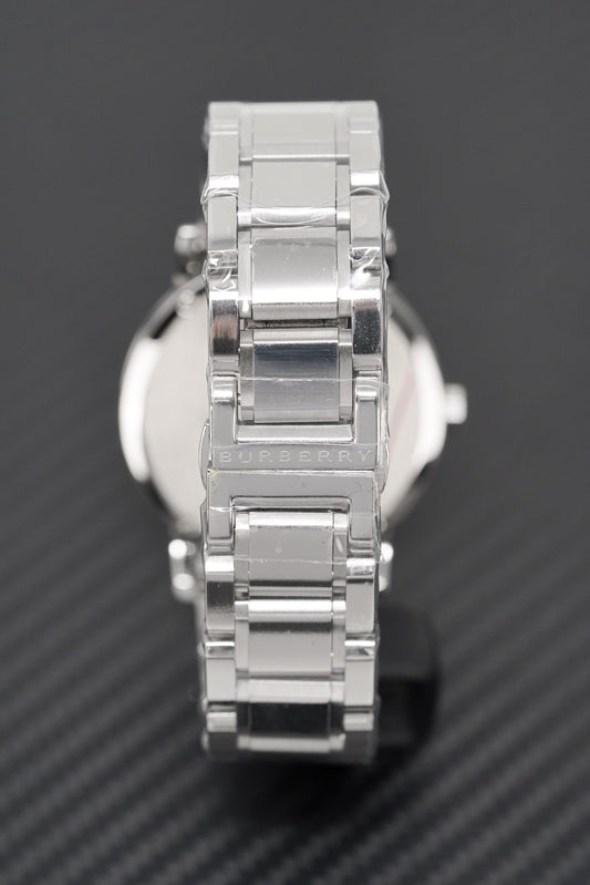 Burberry Mens Watch The City Steel Blue Bu9031