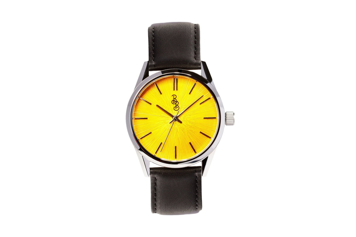Yellow Sunburst Watch By The Beyond Boring Watch Co - Veloce - The App For Watch Collectors