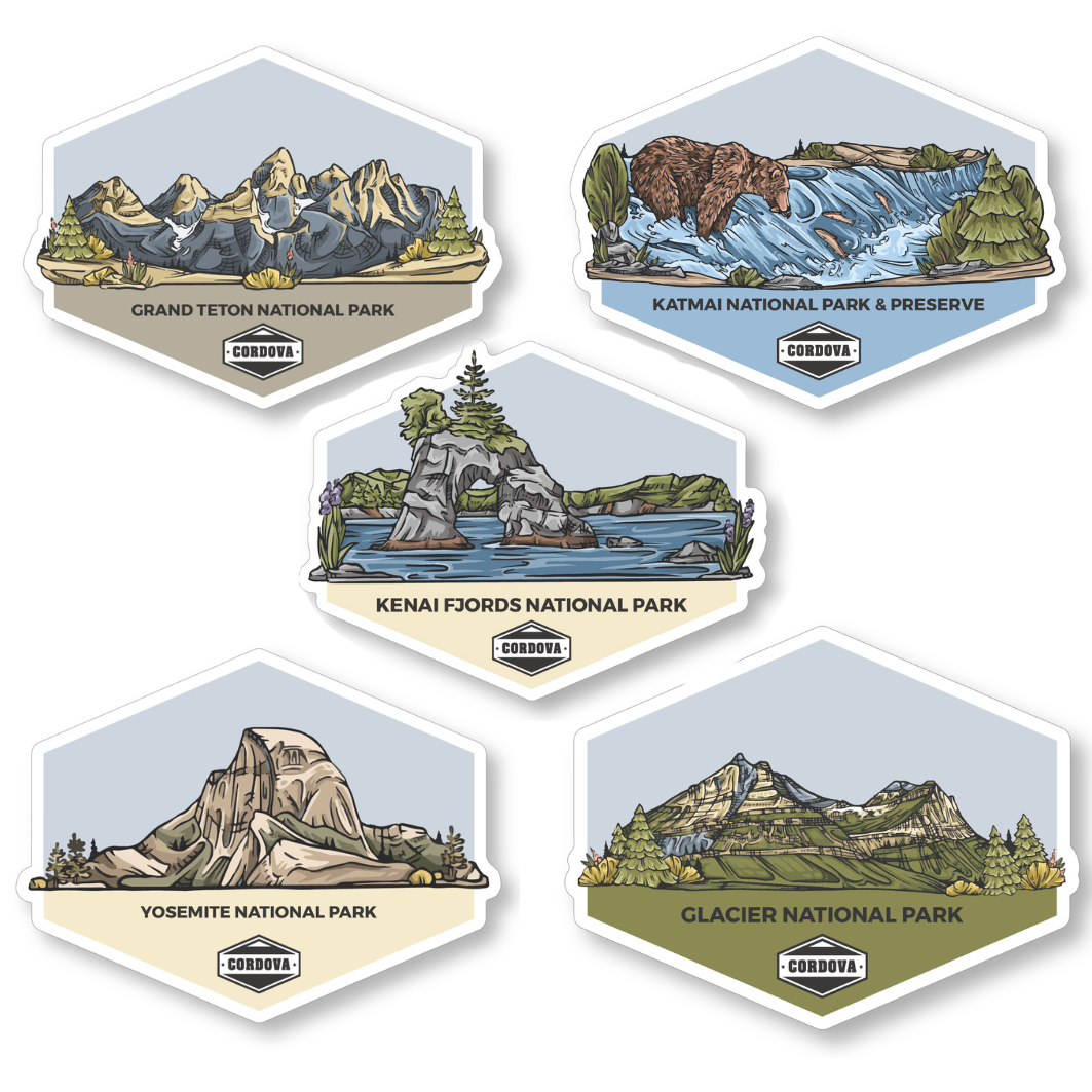 National Parks Sticker Collection