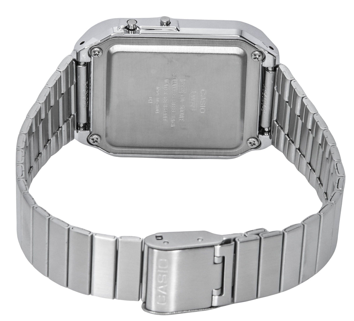 Casio Vintage Digital Calculator Stainless Steel Quartz CA-500WE-1A Men's Watch