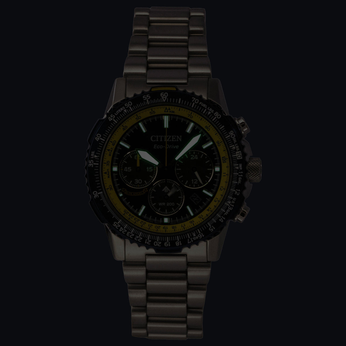 Citizen Promaster Navihawk Special Edition Chronograph Blue Dial Eco-Drive Diver's CA4667-53L 200M Men's Watch