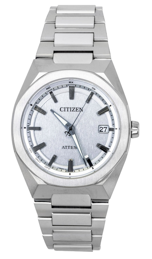 Citizen Attesa ACT Line Super Titanium Silver Dial Eco-Drive CB3040-56H 100M Men's Watch