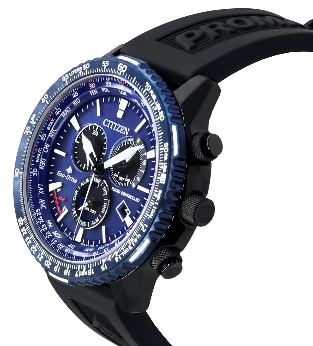 Citizen Promaster Sky A-T Radio Controlled Chronograph Blue Dial Eco-Drive CB5006-02L 200M Men's Watch
