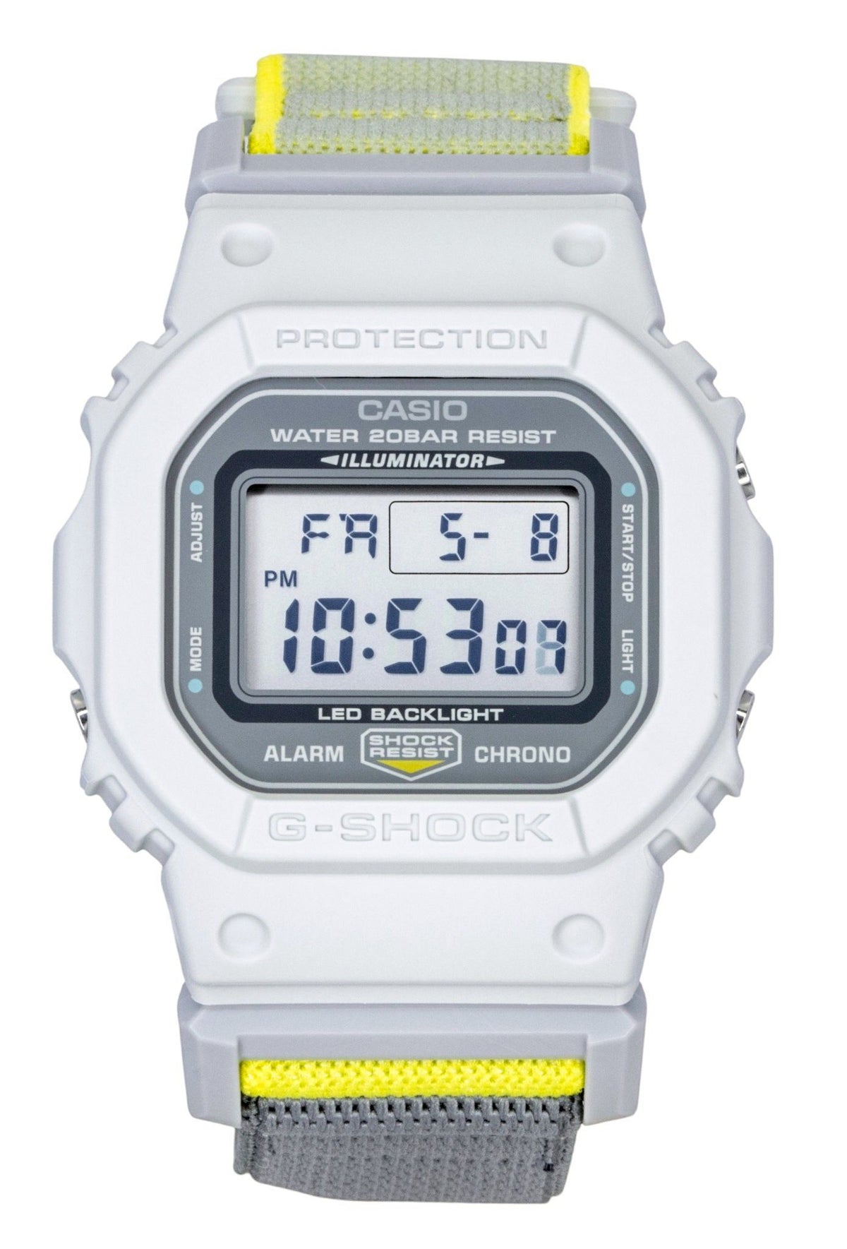 Casio G-Shock Textile Strap Digital Quartz DW-5600MNC-7A8 200M Men's Watch