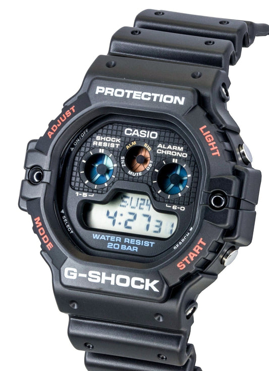 Casio G-Shock Digital Resin Strap Quartz DW-5900U-1 200M Men's Watch