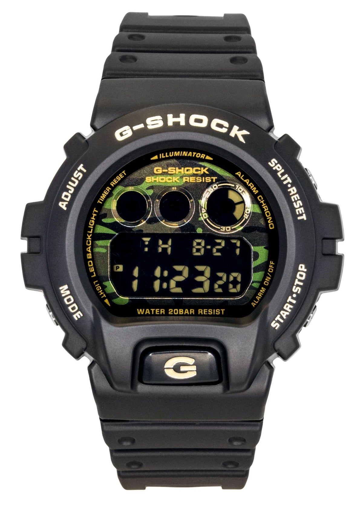 Casio G-Shock Digital Resin Strap Quartz DW-6900CF-1 200M Men's Watch