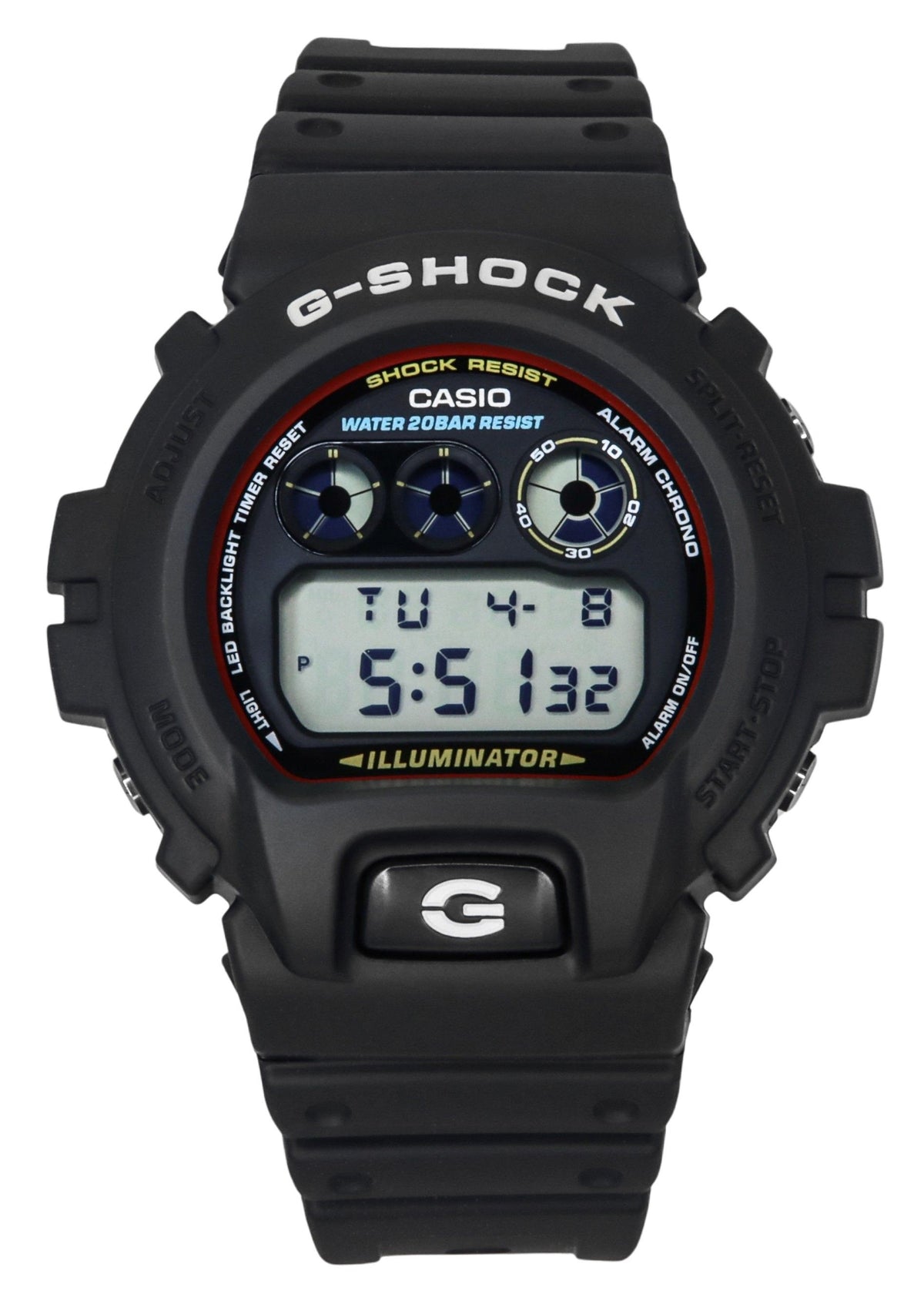 Casio G-Shock Digital Bio-Based Resin Quartz DW-6900RL-1 200M Men's Watch