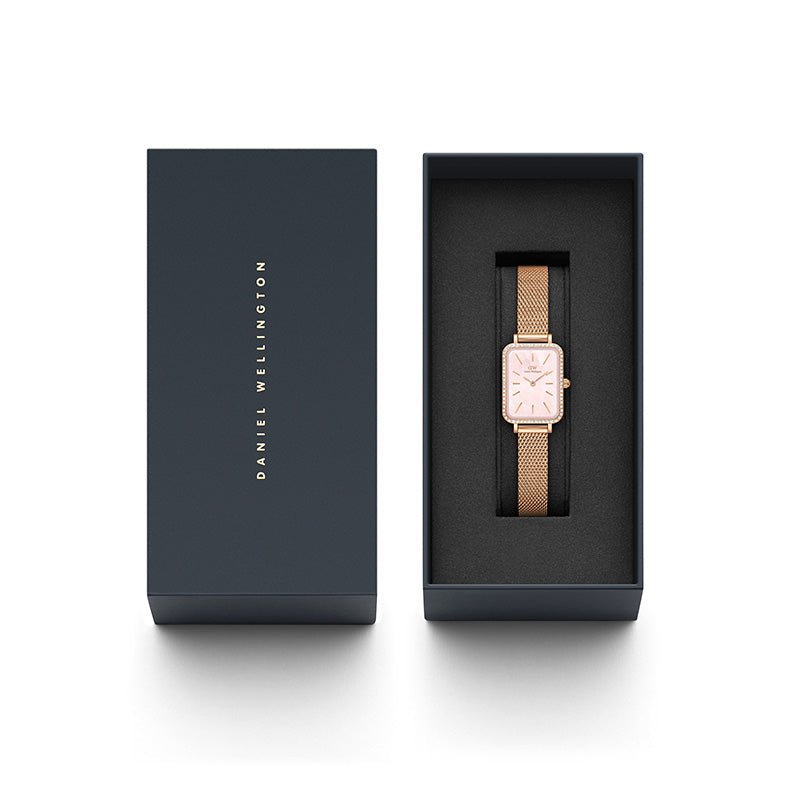 Daniel Wellington Quadro Ladies Pink Watch Dw00100669