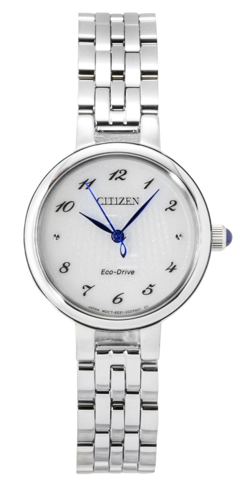 Citizen L Stainless Steel White Dial Eco-Drive EM0990-81A Women's Watch