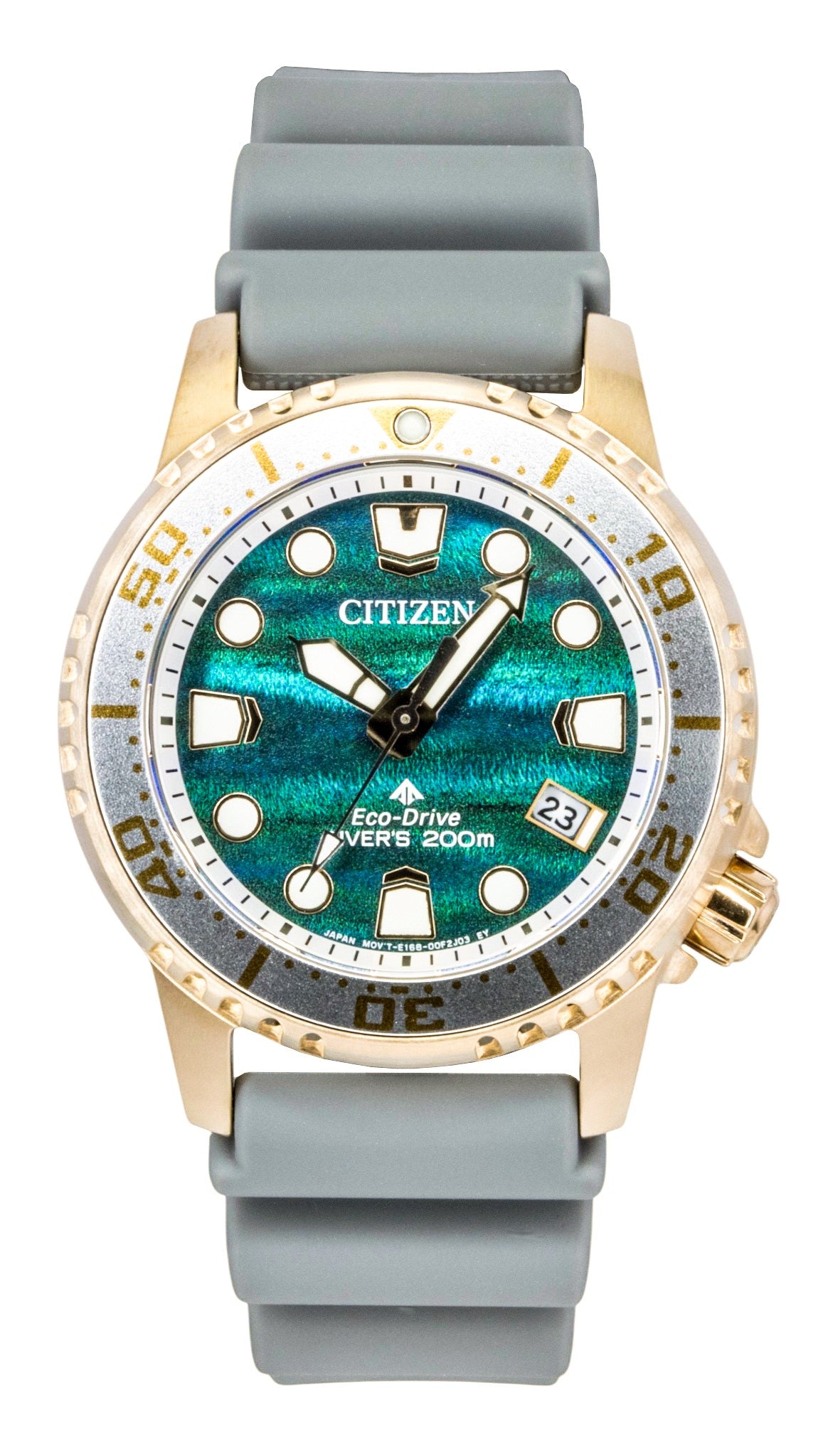 Citizen Promaster Limited Edition Polyurethane Strap Blue Dial Eco-Drive Diver's EO2023-00W 200M Women's Watch