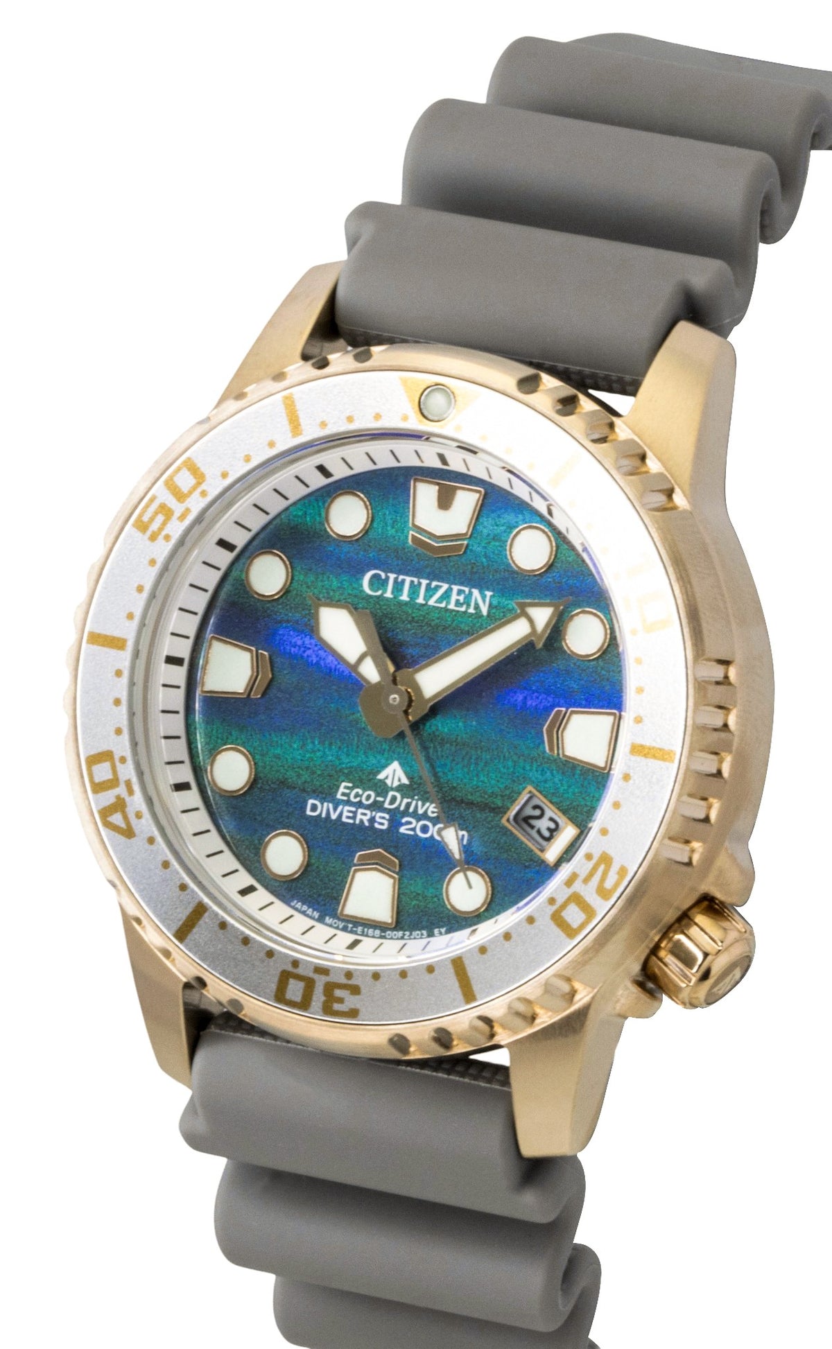 Citizen Promaster Limited Edition Polyurethane Strap Blue Dial Eco-Drive Diver's EO2023-00W 200M Women's Watch