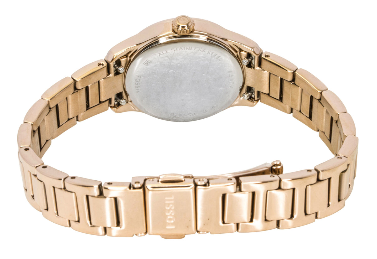 Fossil Gilmore Rose Gold Stainless Steel Silver Dial Quartz ES5420 Women's Watch