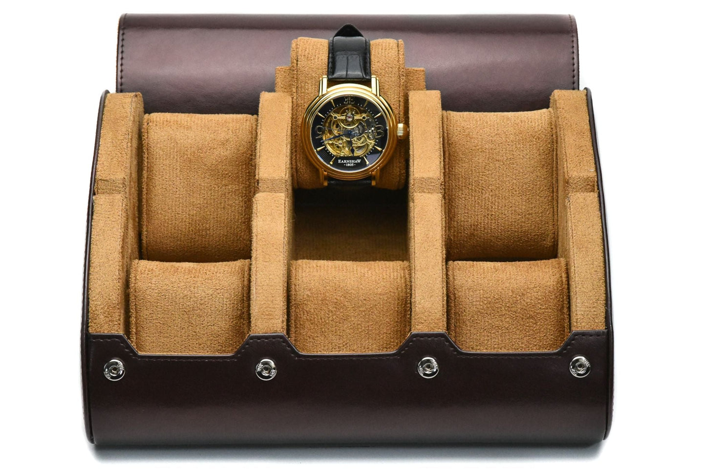 6 Watch Case - Espresso Brown