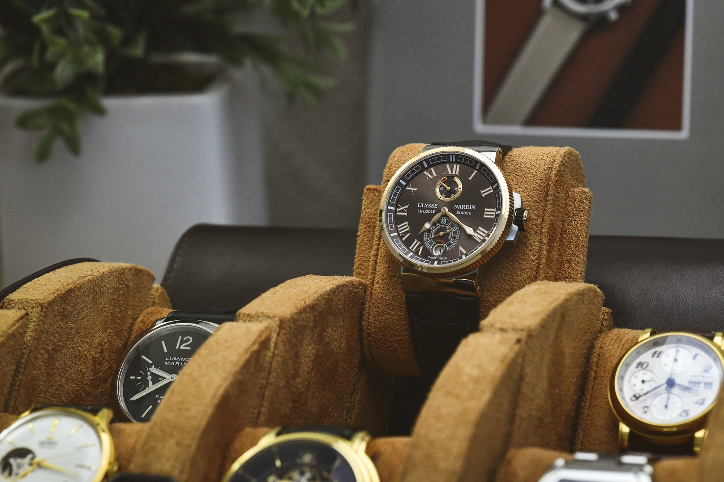 6 Watch Case - Espresso Brown