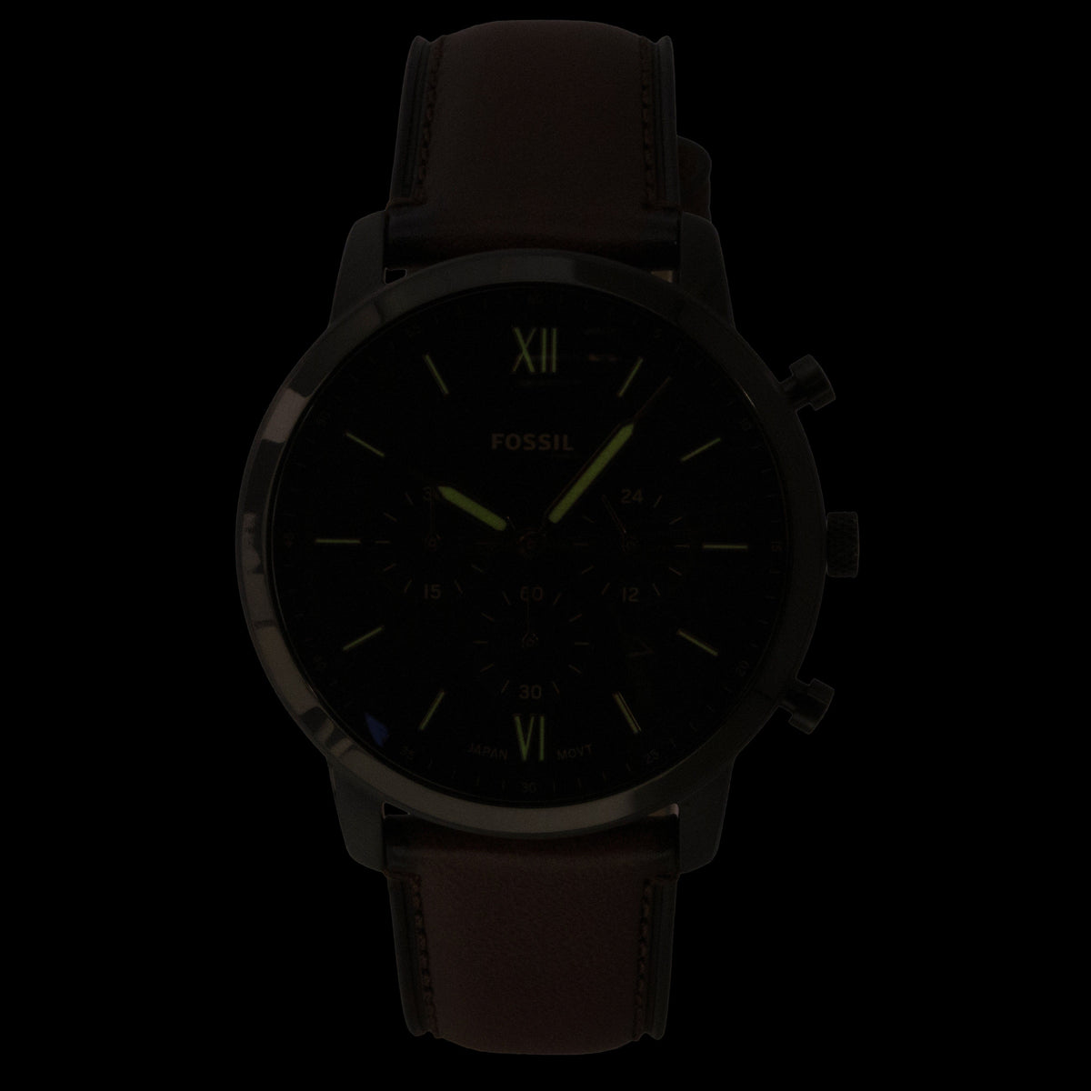Fossil Neutra Chronograph Brown Leather Strap Brown Dial Quartz FS6163 Men's Watch