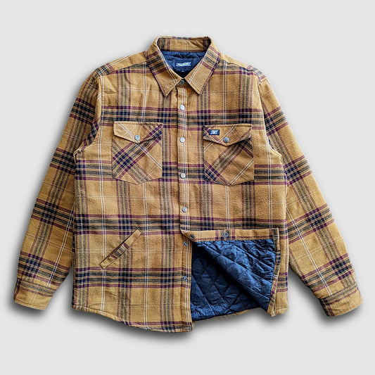 Juniper Insulated Flannel Shacket Dijon Maroon For Outdoors - Veloce - The App For Watch Collectors