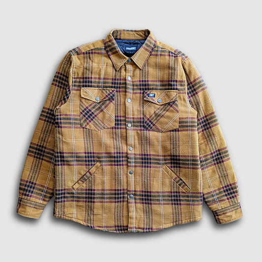Juniper Insulated Flannel Shacket Dijon Maroon For Outdoors - Veloce - The App For Watch Collectors