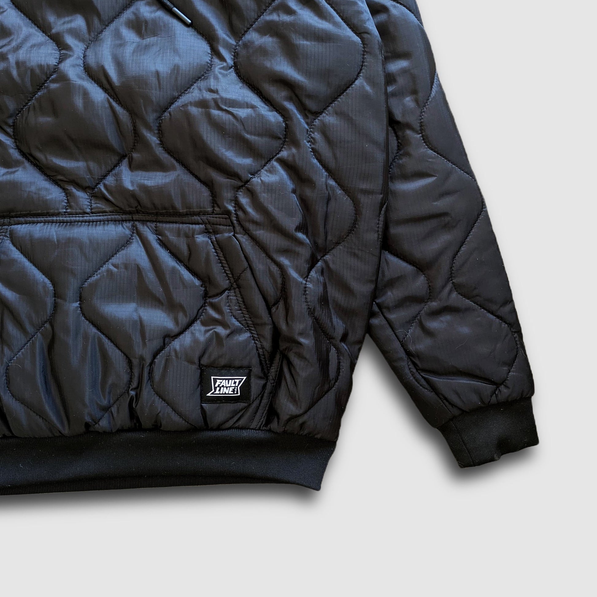 Sherwin Puff Hoodie Black Ripstop Insulated Outerwear - Veloce - The App For Watch Collectors