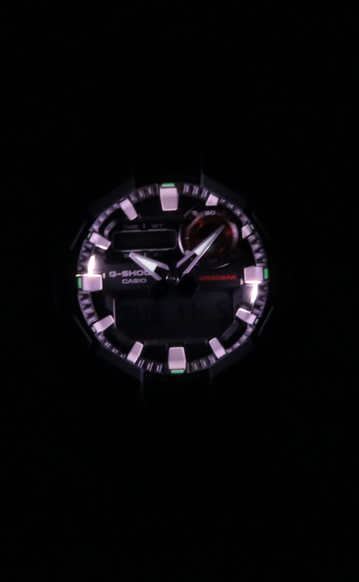 Casio G-Shock Analog Digital Bio-Based Resin Strap Black Dial Quartz GA-010-2A 200M Men's Watch
