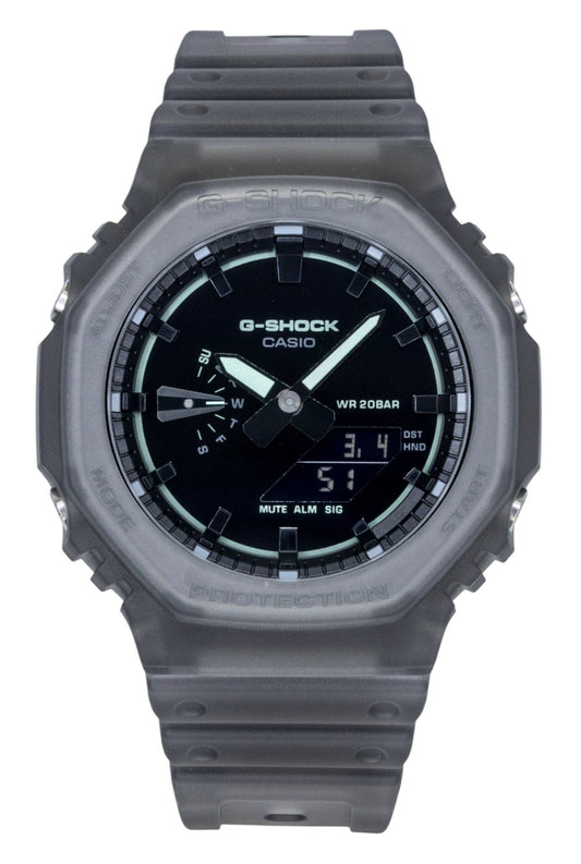 Casio G-Shock Analog Digital Resin Strap Black Dial Quartz GA-2100K-1A 200M Men's Watch