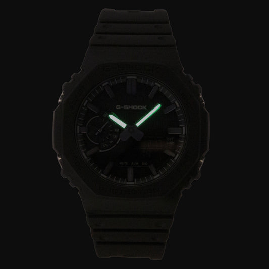 Casio G-Shock Analog Digital Bio-Based Resin Strap Black Dial Quartz GA-2100LXB-1A 200M Men's Watch