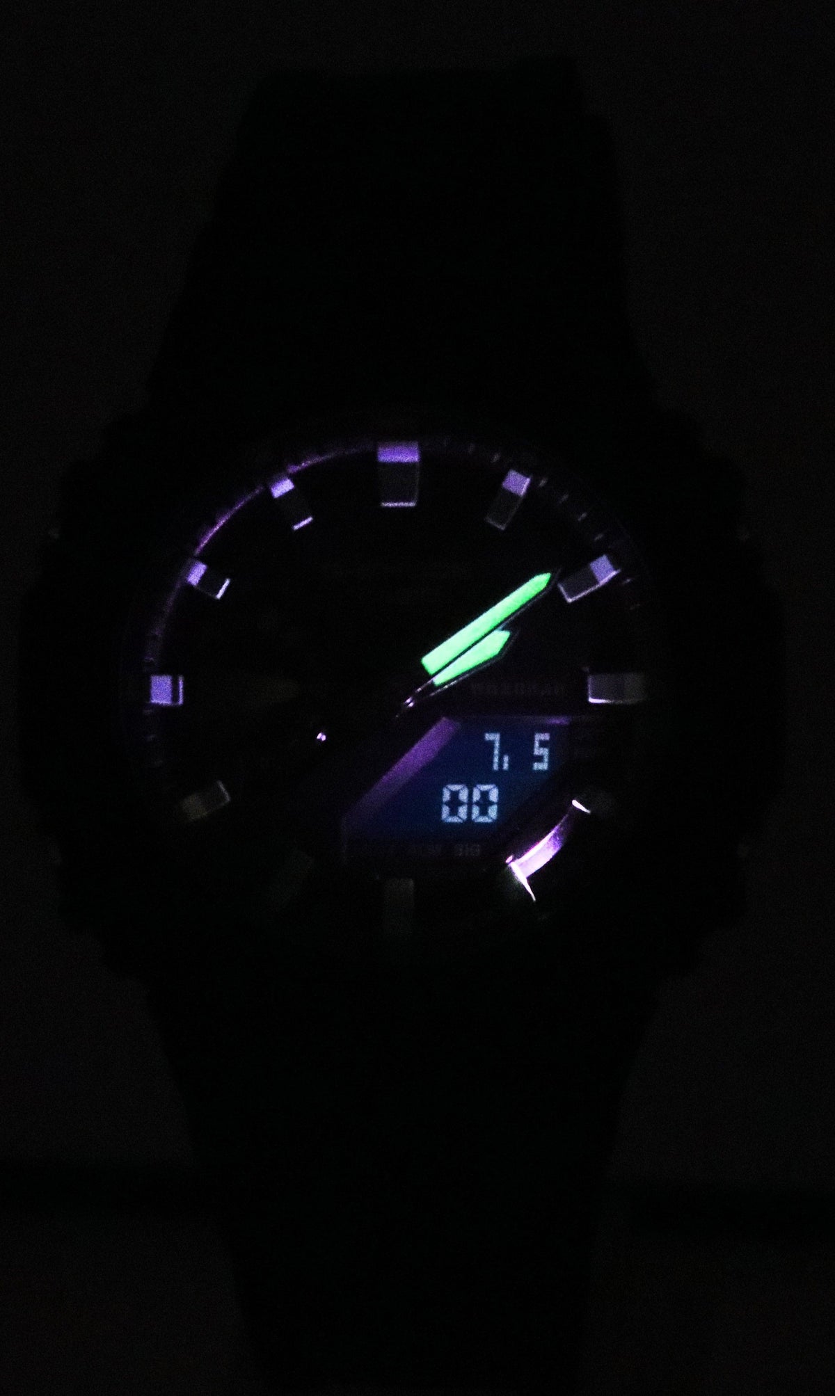 Casio G-Shock Analog Digital Resin Strap Black Dial Quartz GA-2100RC-1A 200M Men's Watch