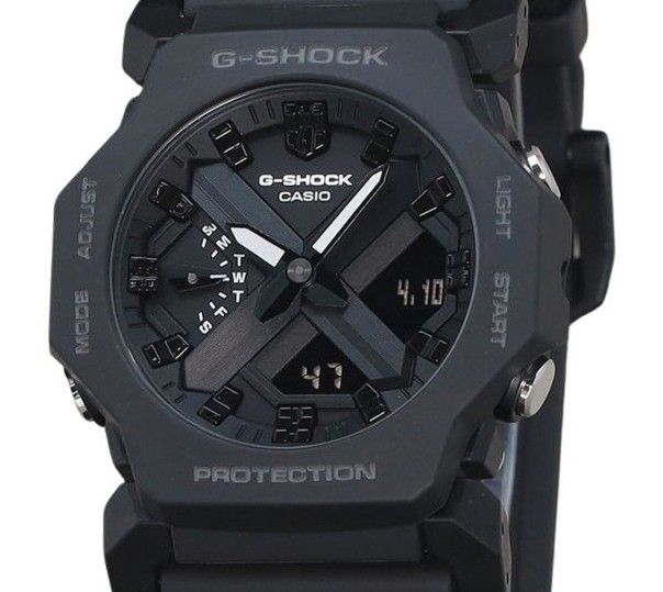 Casio G-Shock Analog Digital Black Resin Black Dial Quartz GA-2300-1A 200M Men's Watch