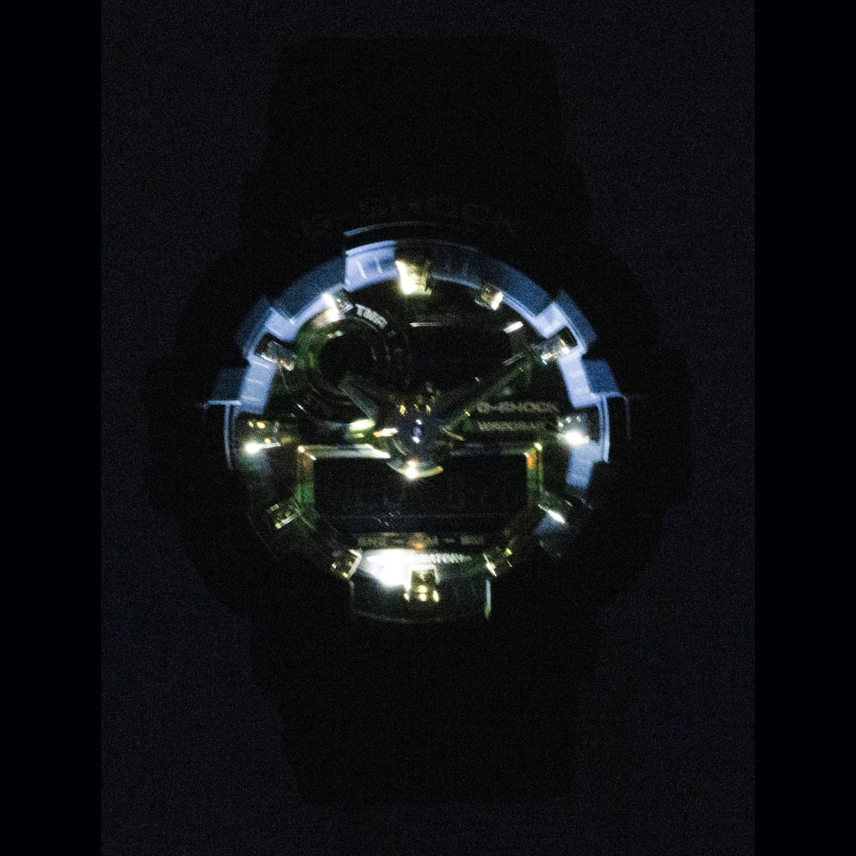 Casio G-Shock Analog Digital Resin Strap Gold Dial Quartz GA-700CF-1A 200M Men's Watch