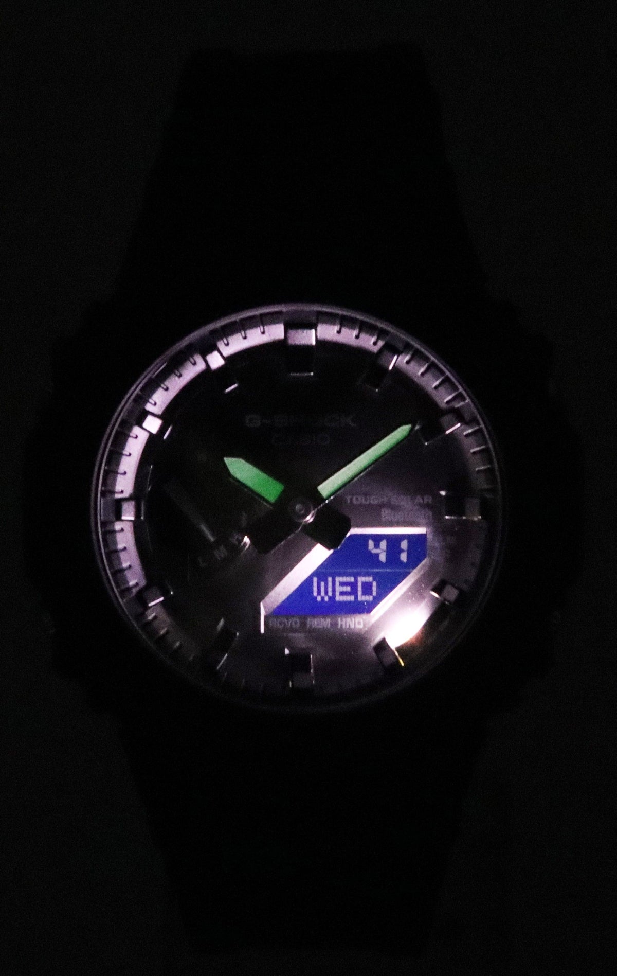 Casio G-Shock Analog Digital Mobile Link Black Resin Strap Tough Solar Power GA-B2100-1A 200M Men's Watch