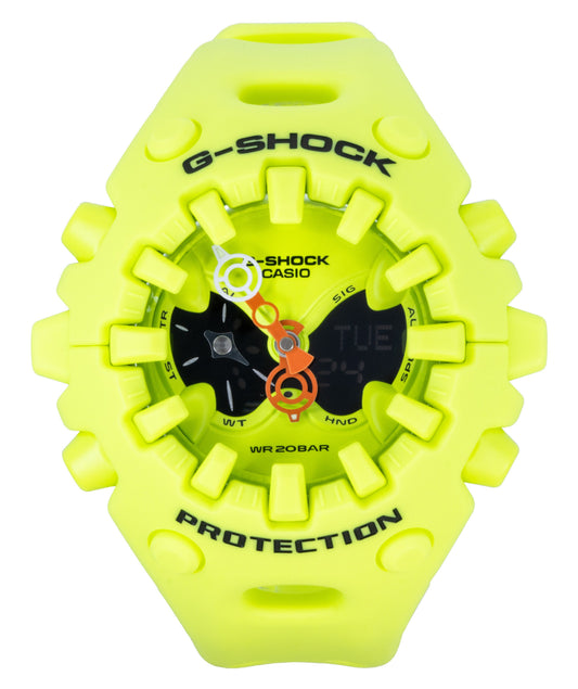 Casio G-Shock Analog Digital Resin Strap Green Dial Quartz GA-V01-9A 200M Unisex Watch